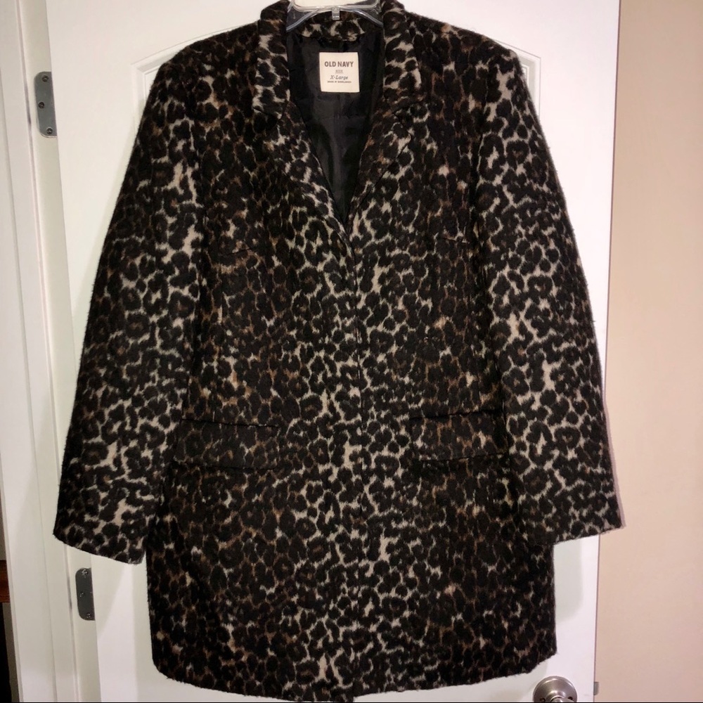 Old Navy Leopard Print Coat